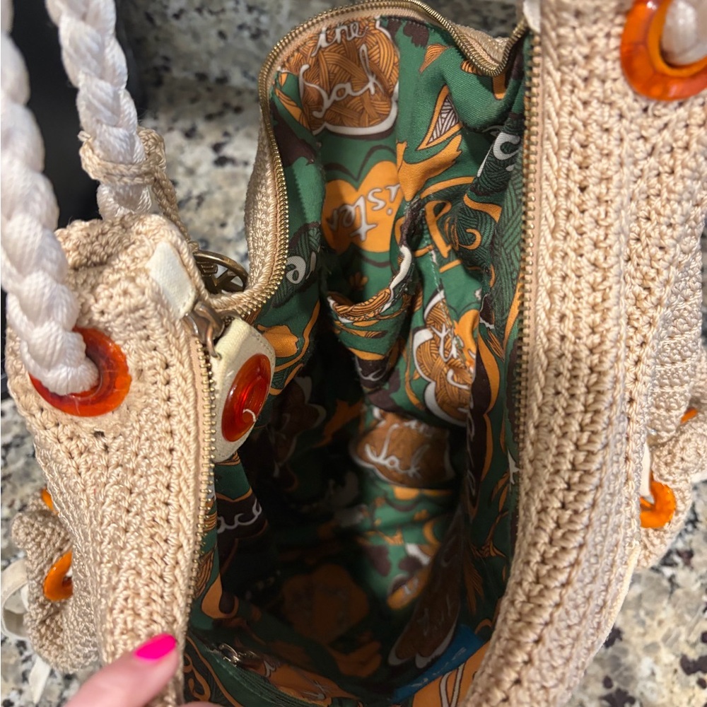 The Sak boho lightweight woven "slouchy" hobo bag/purse - Picture 13 of 14